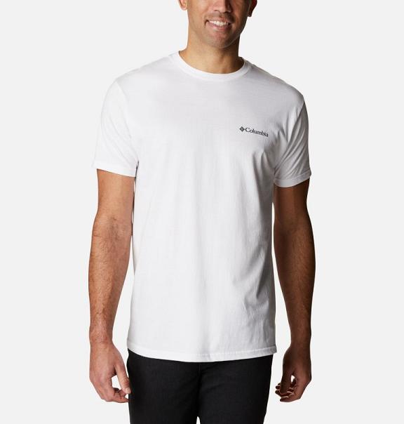 Columbia T-Shirt Herre PFG Hvide HVMP01786 Danmark